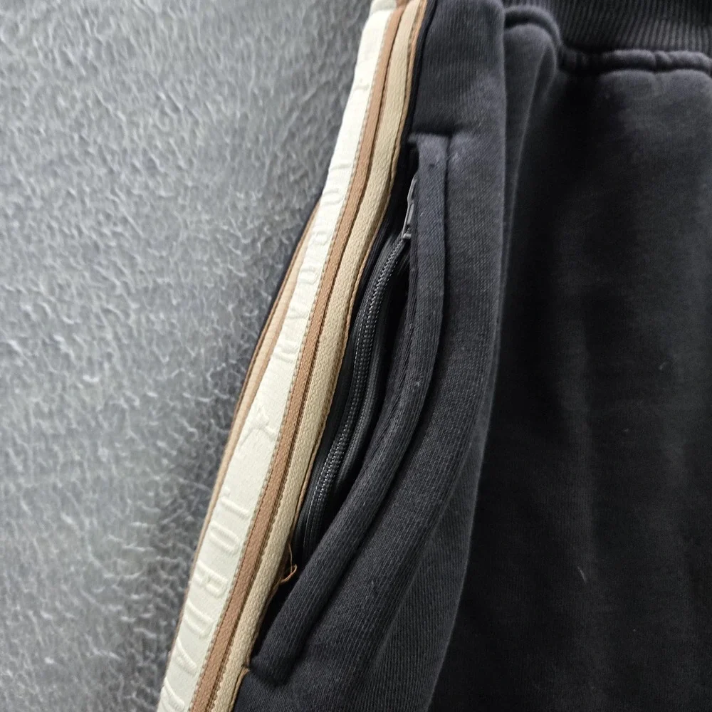 Jordan Boys Pants XL Black Jogger Flight Jumpman Logo Striped‎ 25